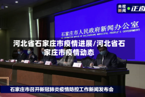 河北省石家庄市疫情进展/河北省石家庄市疫情动态