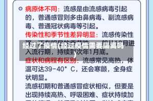 经过了疫情(经过疫情需要隔离吗)