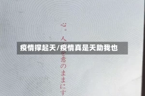 疫情撑起天/疫情真是天助我也