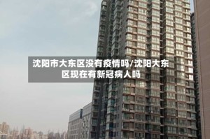沈阳市大东区没有疫情吗/沈阳大东区现在有新冠病人吗