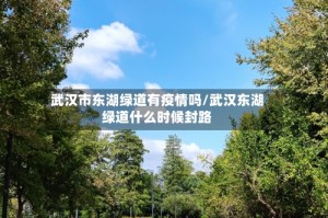 武汉市东湖绿道有疫情吗/武汉东湖绿道什么时候封路