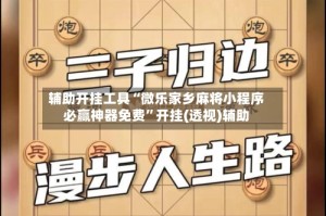 辅助开挂工具“微乐家乡麻将小程序必赢神器免费”开挂(透视)辅助