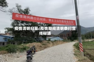 疫情清明扫墓/疫情期间清明祭扫宣传标语