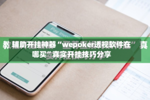 辅助开挂神器“wepoker透视软件在哪买”真实开挂技巧分享