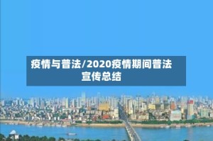 疫情与普法/2020疫情期间普法宣传总结
