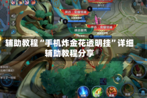 辅助教程“手机炸金花透明挂”详细辅助教程分享