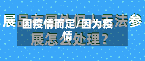 因疫情而定/因为疫情-第3张图片
