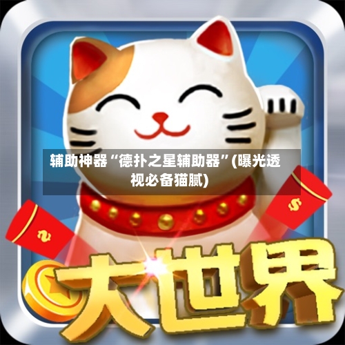 辅助神器“德扑之星辅助器”(曝光透视必备猫腻)-第1张图片