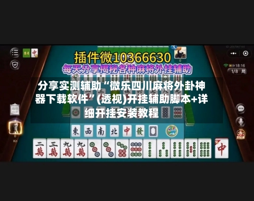 分享实测辅助“微乐四川麻将外卦神器下载软件”(透视)开挂辅助脚本+详细开挂安装教程-第1张图片