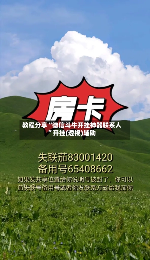 教程分享“微信斗牛开挂神器联系人	”开挂(透视)辅助-第2张图片