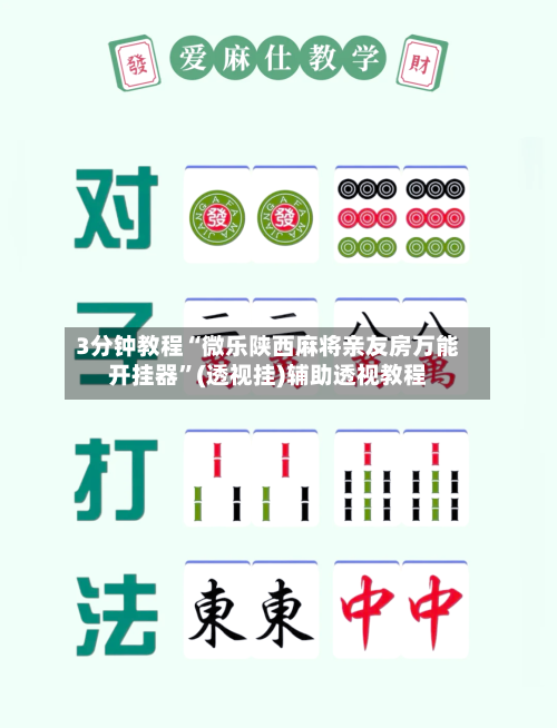 3分钟教程“微乐陕西麻将亲友房万能开挂器”(透视挂)辅助透视教程-第2张图片