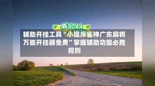 辅助开挂工具“小程序雀神广东麻将万能开挂器免费	”掌握辅助功能必胜规则-第2张图片