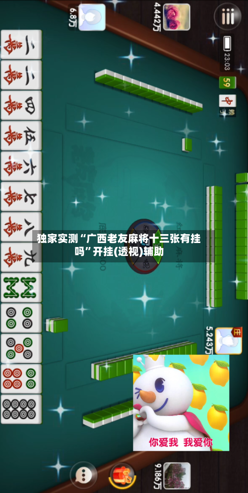 独家实测“广西老友麻将十三张有挂吗”开挂(透视)辅助-第1张图片