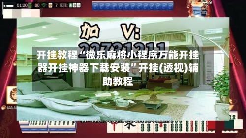 开挂教程“微乐麻将小程序万能开挂器开挂神器下载安装”开挂(透视)辅助教程-第1张图片