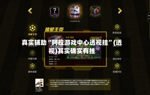 真实辅助“阿拉游戏中心透视挂	”(透视)其实确实有挂-第2张图片