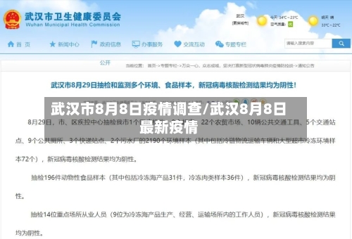 武汉市8月8日疫情调查/武汉8月8日最新疫情-第1张图片