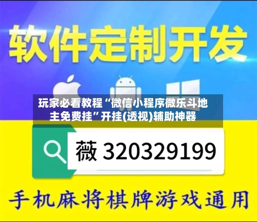 玩家必看教程“微信小程序微乐斗地主免费挂	”开挂(透视)辅助神器-第1张图片