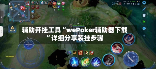 辅助开挂工具“wePoker辅助器下载”详细分享装挂步骤-第1张图片