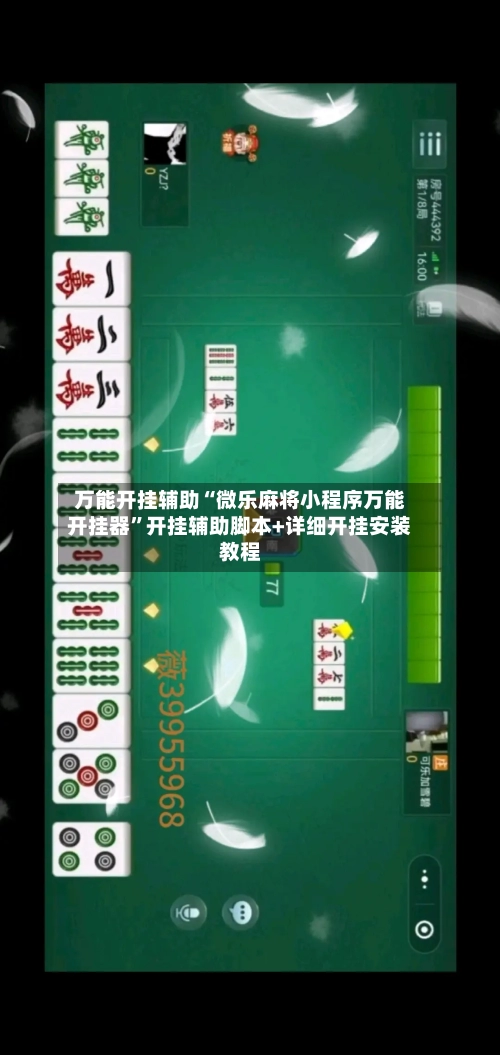 万能开挂辅助“微乐麻将小程序万能开挂器	”开挂辅助脚本+详细开挂安装教程-第2张图片