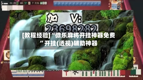[教程经验]“微乐麻将开挂神器免费”开挂(透视)辅助神器-第3张图片