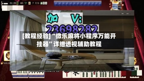 [教程经验]“微乐麻将小程序万能开挂器”详细透视辅助教程-第1张图片