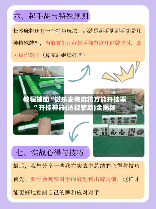 教程辅助“微乐安徽麻将万能开挂器”开挂神器{透视辅助}全揭秘-第2张图片