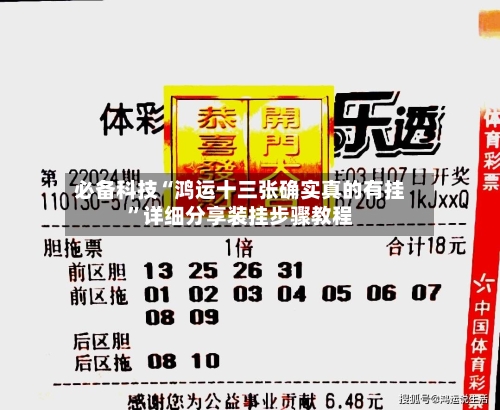 必备科技“鸿运十三张确实真的有挂”详细分享装挂步骤教程-第1张图片